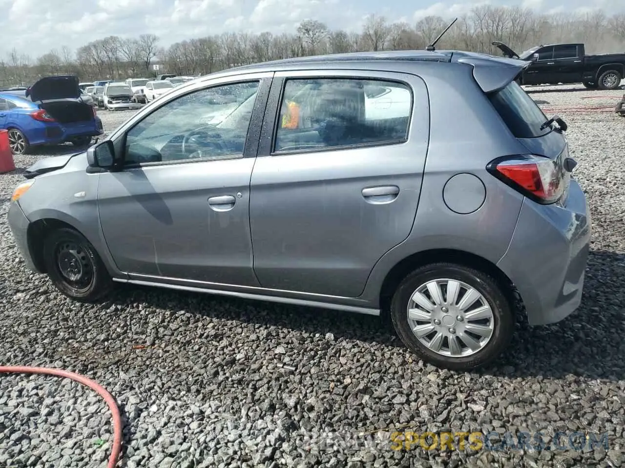 2 Photograph of a damaged car ML32AUHJ8NH004769 MITSUBISHI MIRAGE 2022