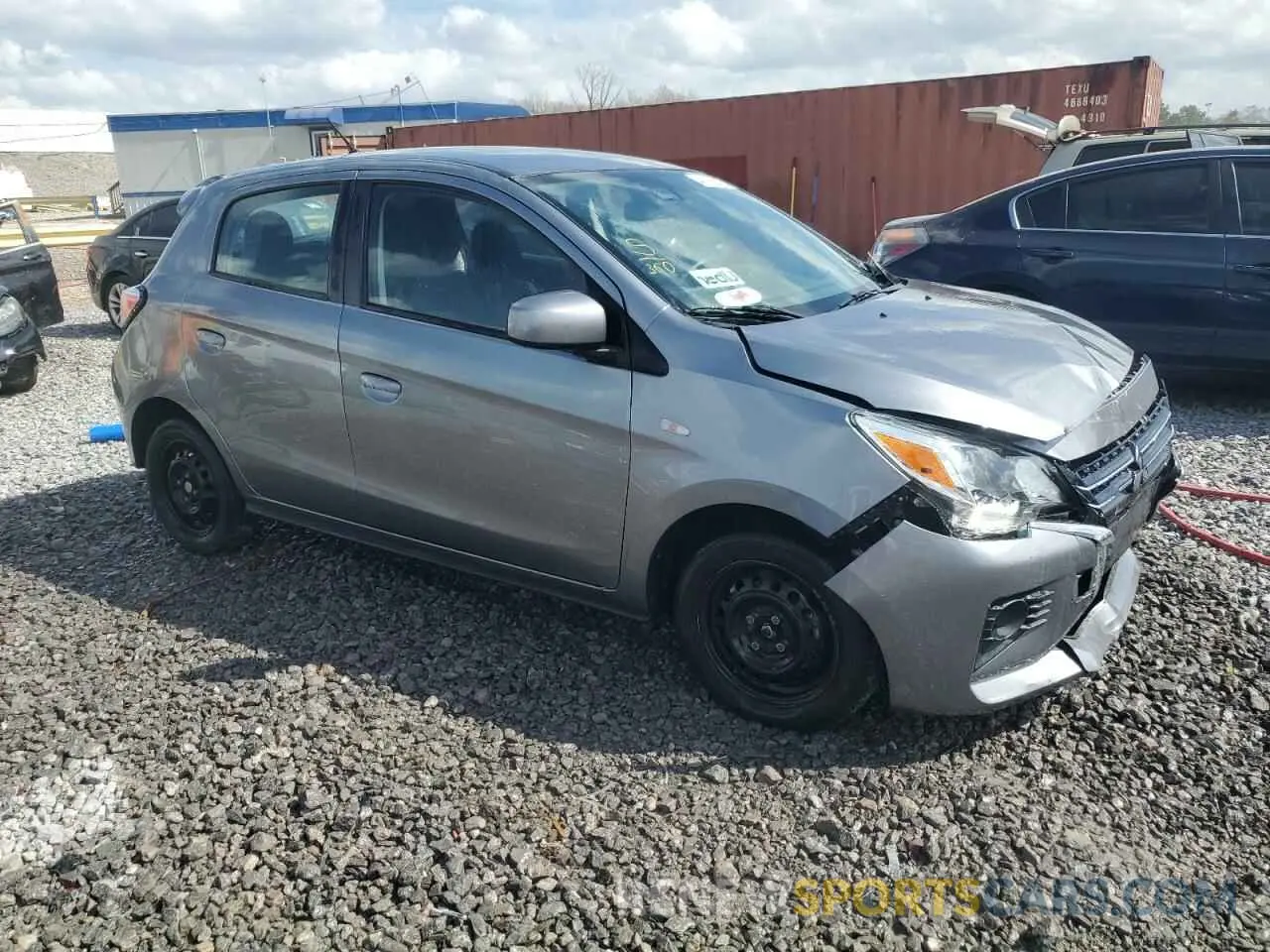 4 Photograph of a damaged car ML32AUHJ8NH004769 MITSUBISHI MIRAGE 2022