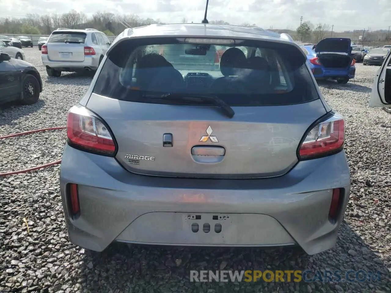 6 Photograph of a damaged car ML32AUHJ8NH004769 MITSUBISHI MIRAGE 2022