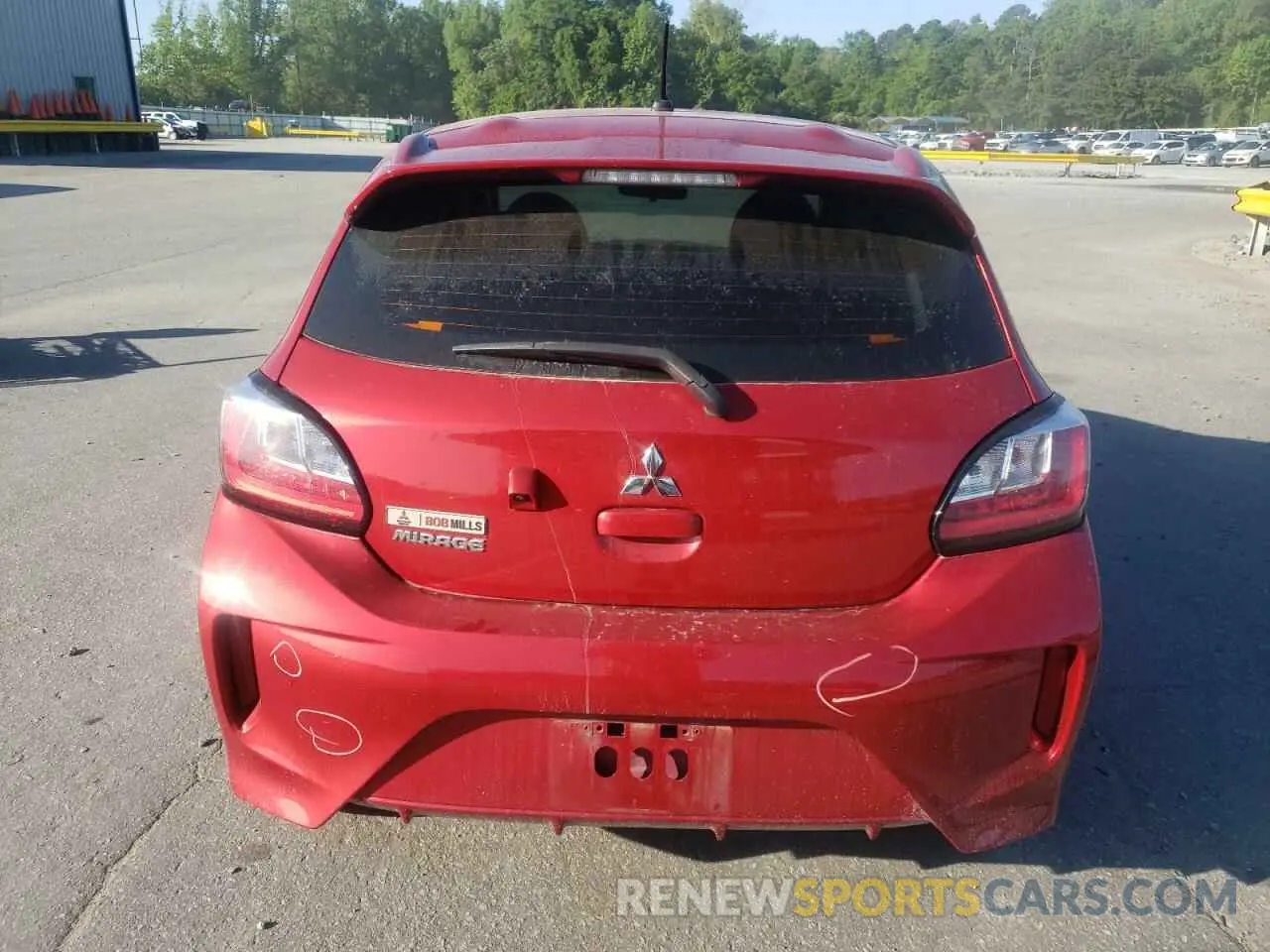 6 Photograph of a damaged car ML32AUHJ9NH006711 MITSUBISHI MIRAGE 2022