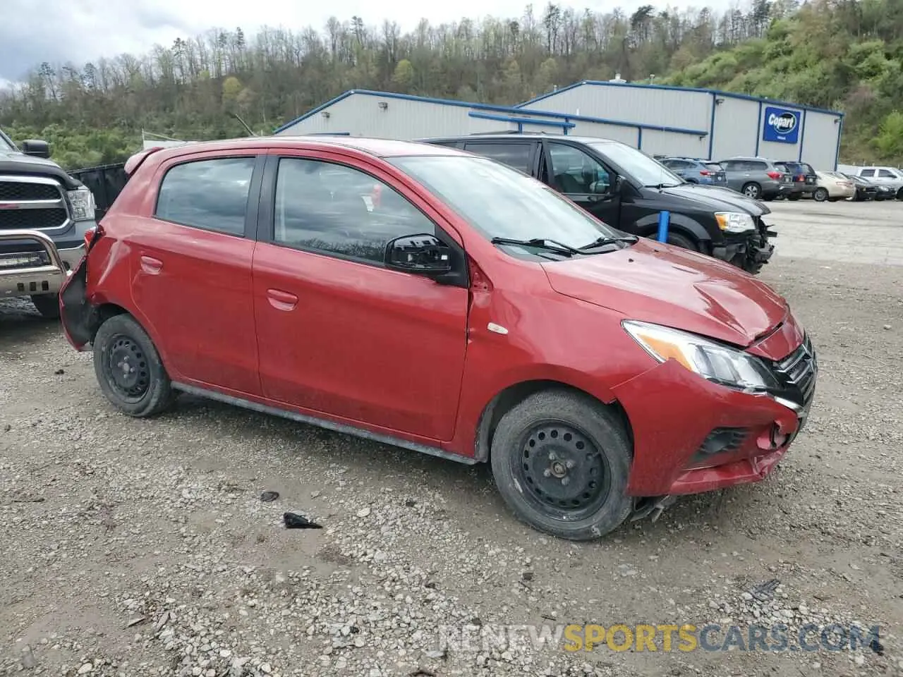 4 Photograph of a damaged car ML32AUHJXNH002392 MITSUBISHI MIRAGE 2022