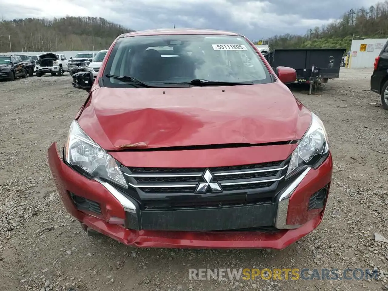 5 Photograph of a damaged car ML32AUHJXNH002392 MITSUBISHI MIRAGE 2022