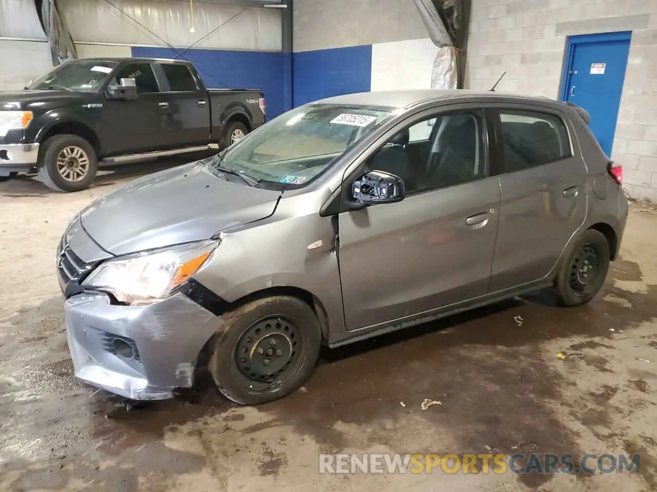 1 Photograph of a damaged car ML32AUHJXNH002912 MITSUBISHI MIRAGE 2022