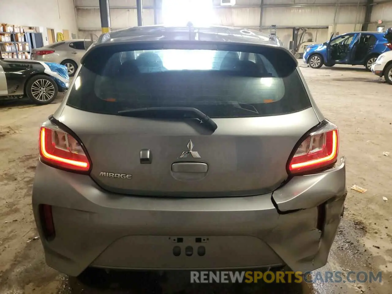 6 Photograph of a damaged car ML32AUHJXNH002912 MITSUBISHI MIRAGE 2022