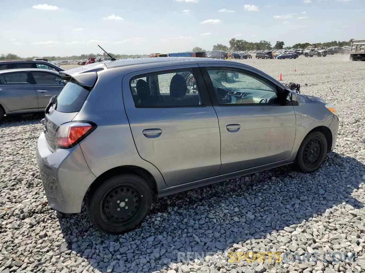 3 Photograph of a damaged car ML32AUHJXNH003087 MITSUBISHI MIRAGE 2022