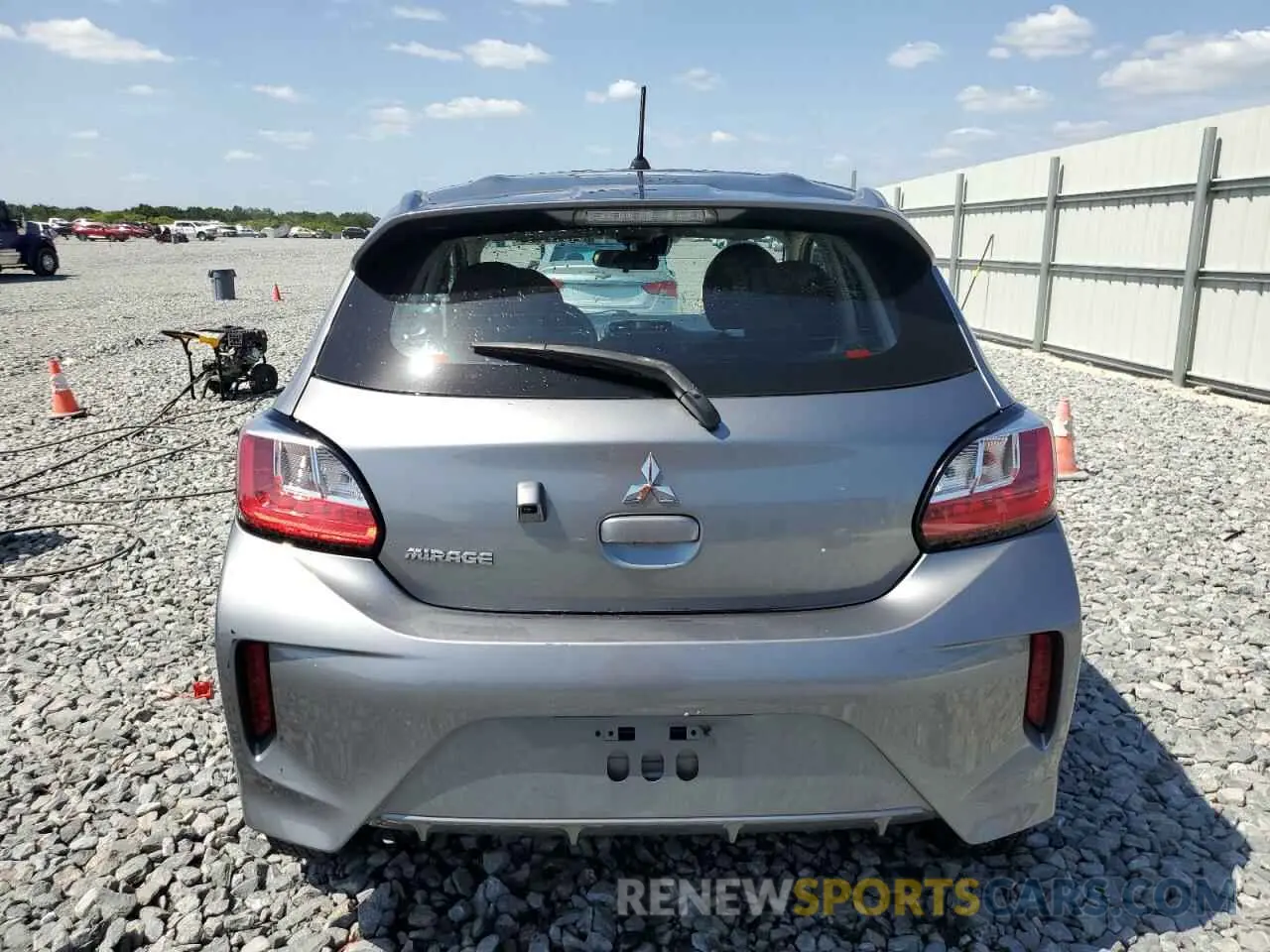 6 Photograph of a damaged car ML32AUHJXNH003087 MITSUBISHI MIRAGE 2022