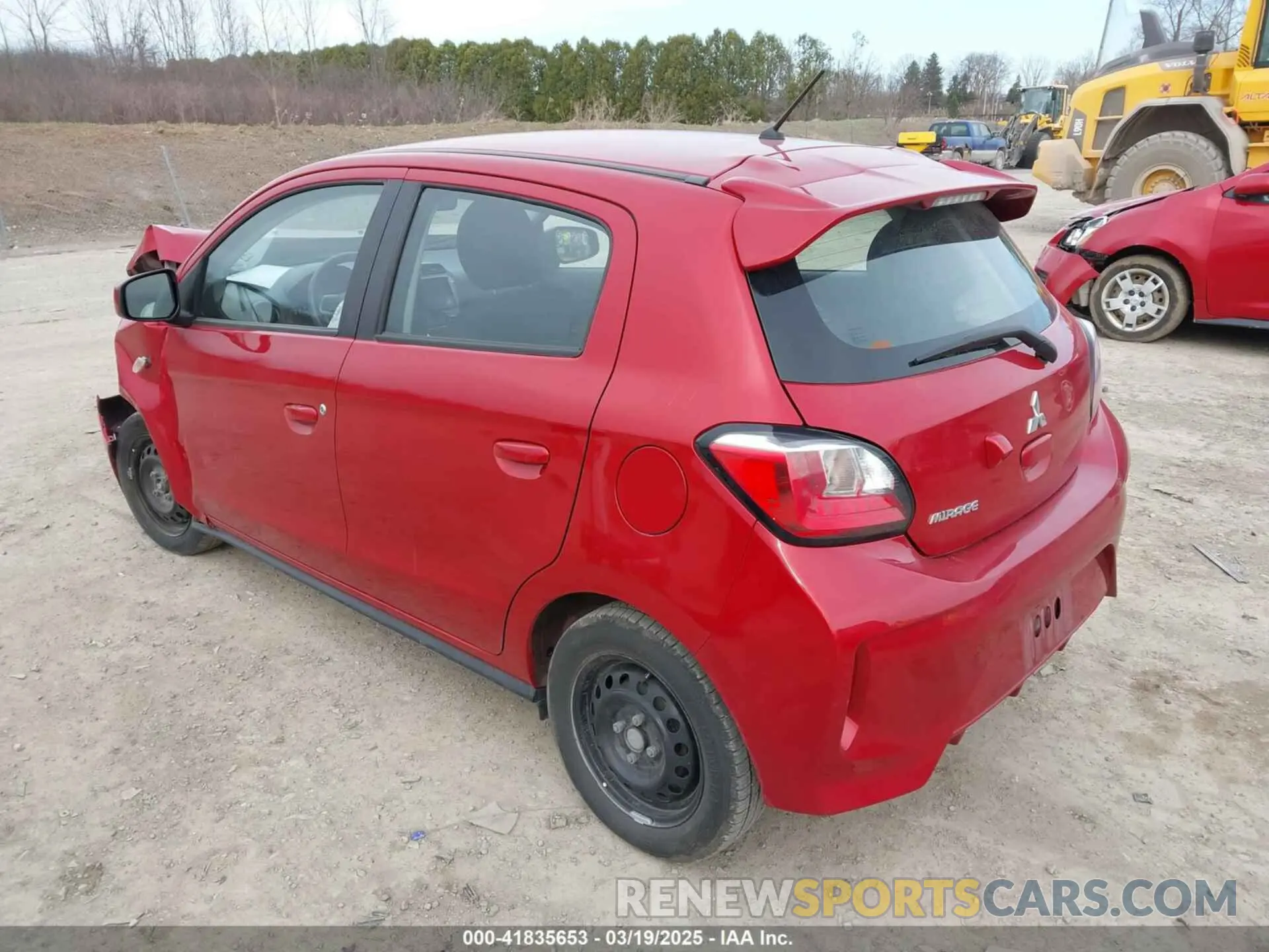 3 Photograph of a damaged car ML32AUHJXNH008306 MITSUBISHI MIRAGE 2022