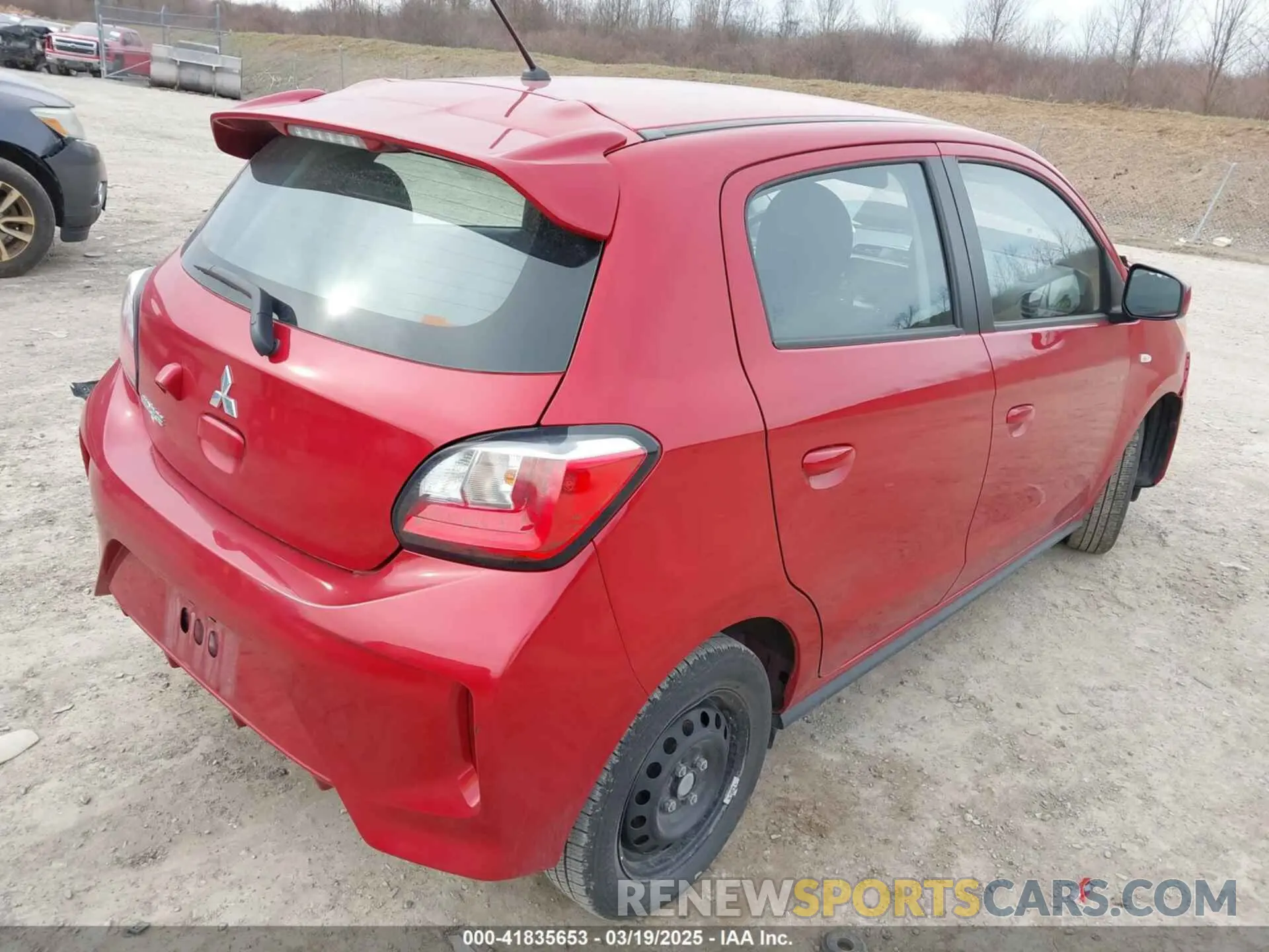 4 Photograph of a damaged car ML32AUHJXNH008306 MITSUBISHI MIRAGE 2022