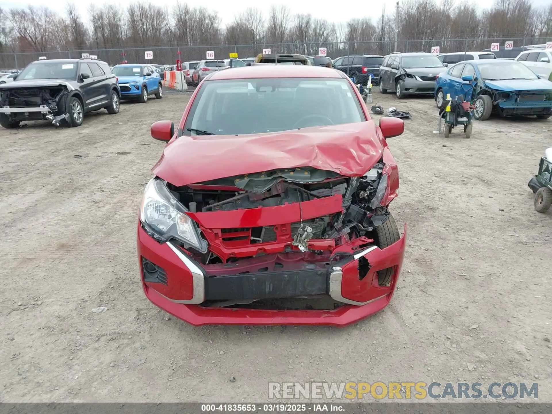 6 Photograph of a damaged car ML32AUHJXNH008306 MITSUBISHI MIRAGE 2022