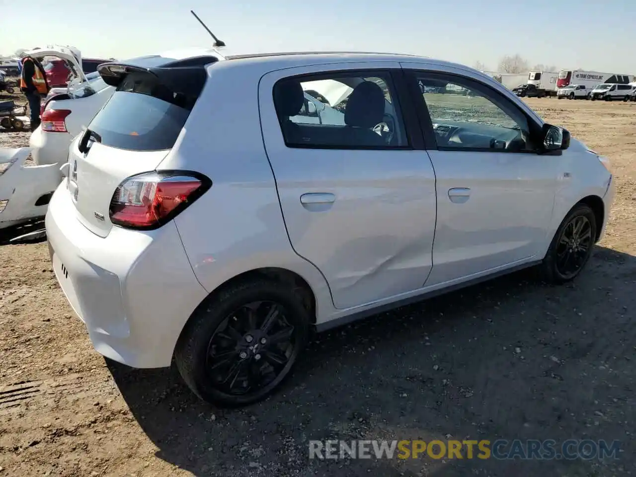 3 Photograph of a damaged car ML32AWHJ0NH003739 MITSUBISHI MIRAGE 2022