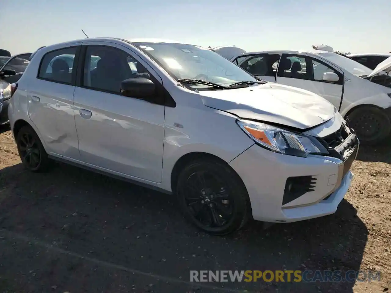 4 Photograph of a damaged car ML32AWHJ0NH003739 MITSUBISHI MIRAGE 2022