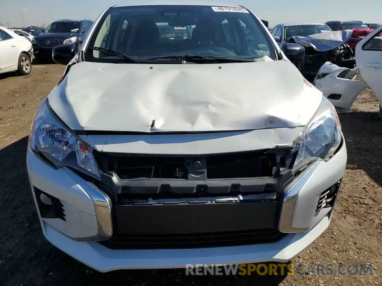 5 Photograph of a damaged car ML32AWHJ0NH003739 MITSUBISHI MIRAGE 2022