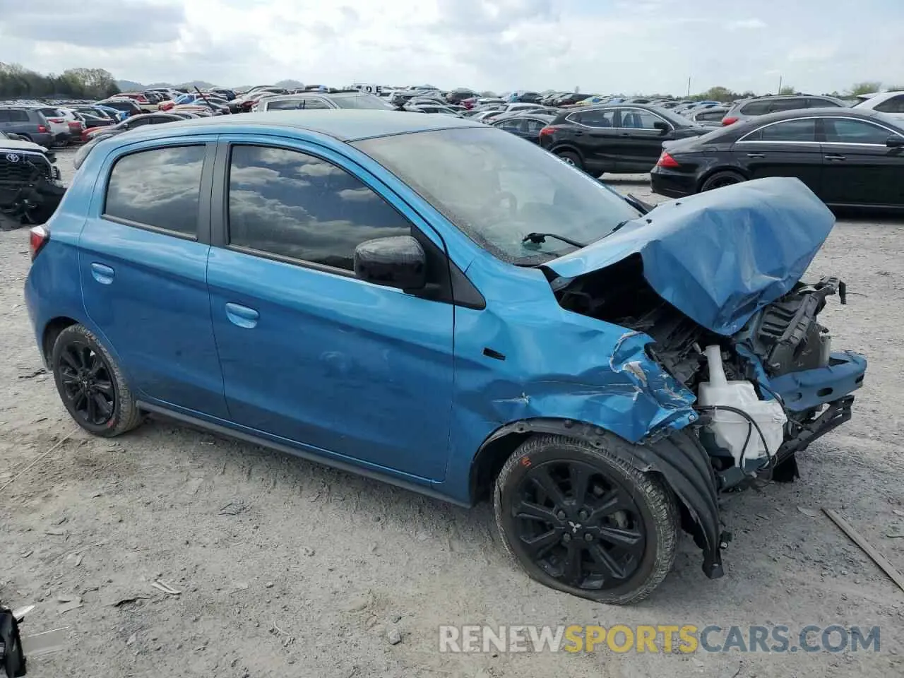 4 Photograph of a damaged car ML32AWHJ7NH009408 MITSUBISHI MIRAGE 2022