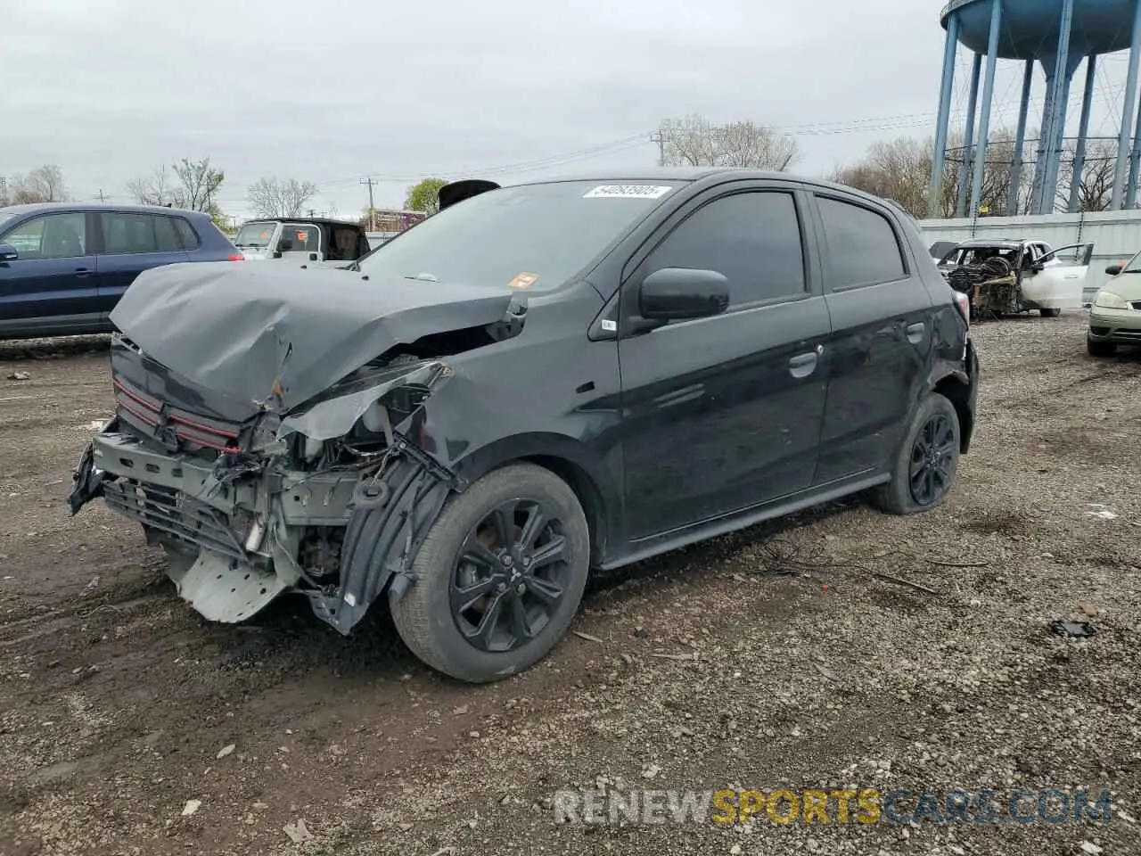 1 Photograph of a damaged car ML32AWHJXNH003778 MITSUBISHI MIRAGE 2022