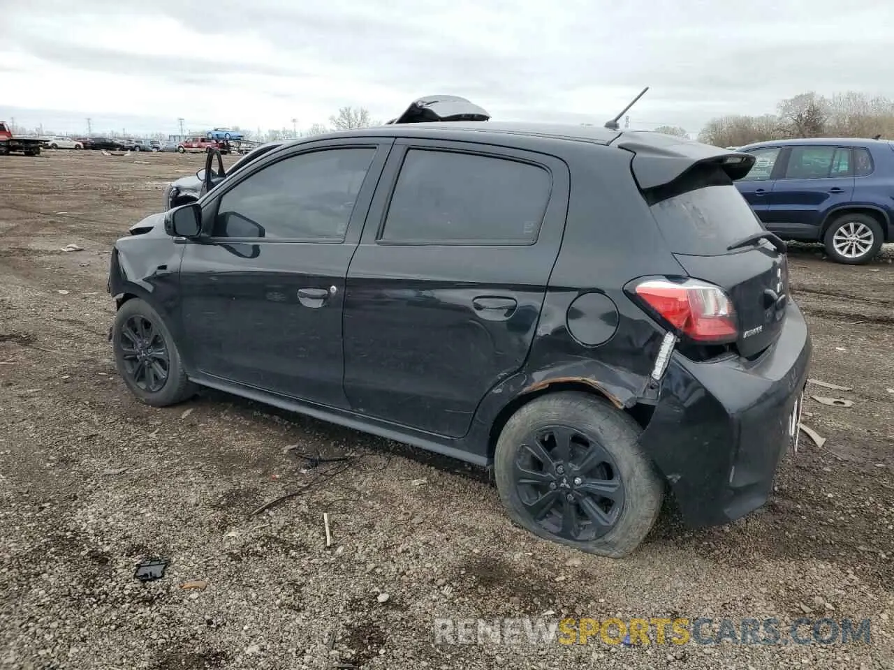 2 Photograph of a damaged car ML32AWHJXNH003778 MITSUBISHI MIRAGE 2022