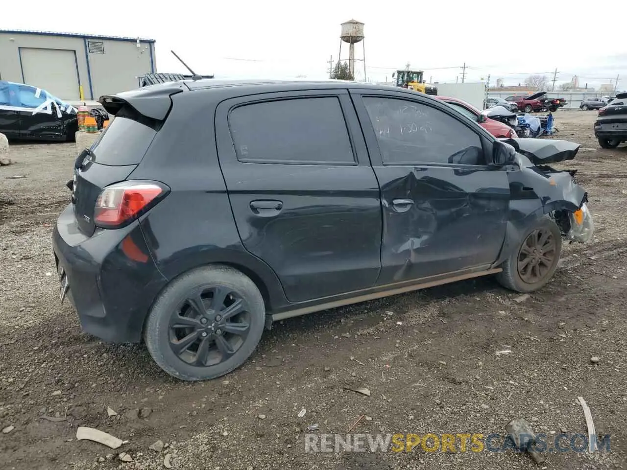 3 Photograph of a damaged car ML32AWHJXNH003778 MITSUBISHI MIRAGE 2022