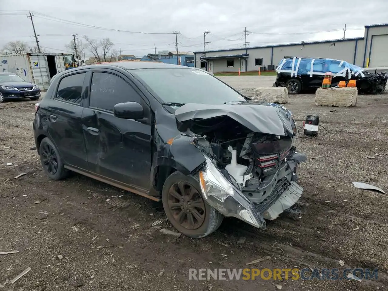 4 Photograph of a damaged car ML32AWHJXNH003778 MITSUBISHI MIRAGE 2022
