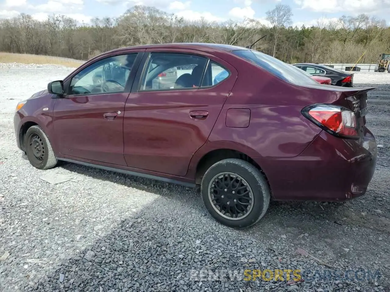 2 Photograph of a damaged car ML32FUFJ0NHF00656 MITSUBISHI MIRAGE 2022