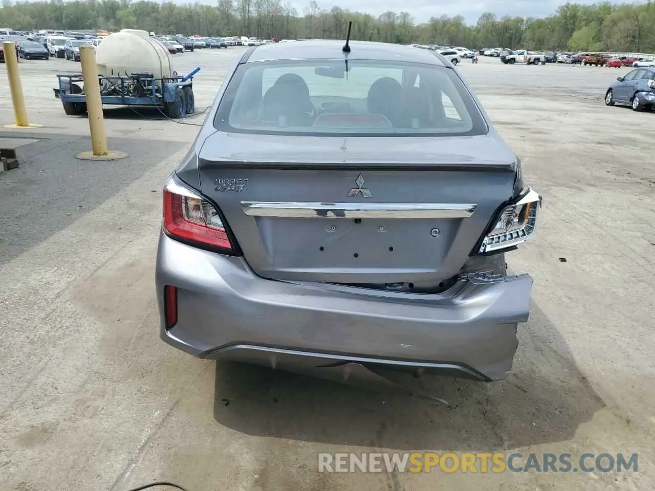 6 Photograph of a damaged car ML32FUFJ0NHF09308 MITSUBISHI MIRAGE 2022