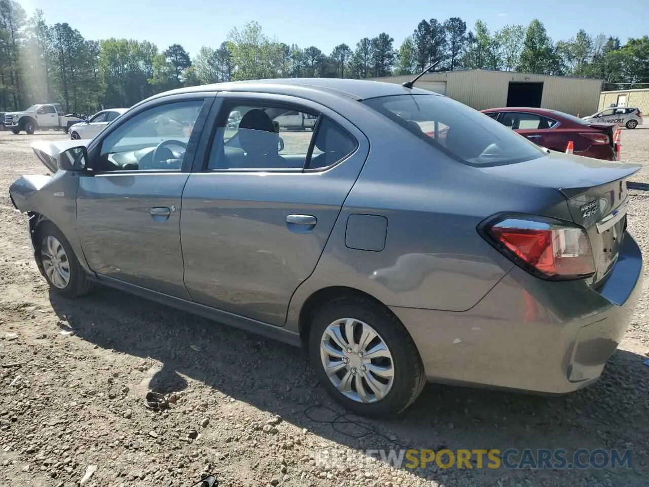 2 Photograph of a damaged car ML32FUFJ3NHF02126 MITSUBISHI MIRAGE 2022