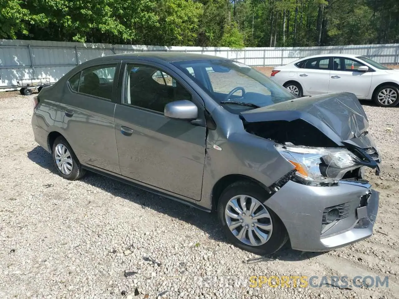 4 Photograph of a damaged car ML32FUFJ3NHF02126 MITSUBISHI MIRAGE 2022
