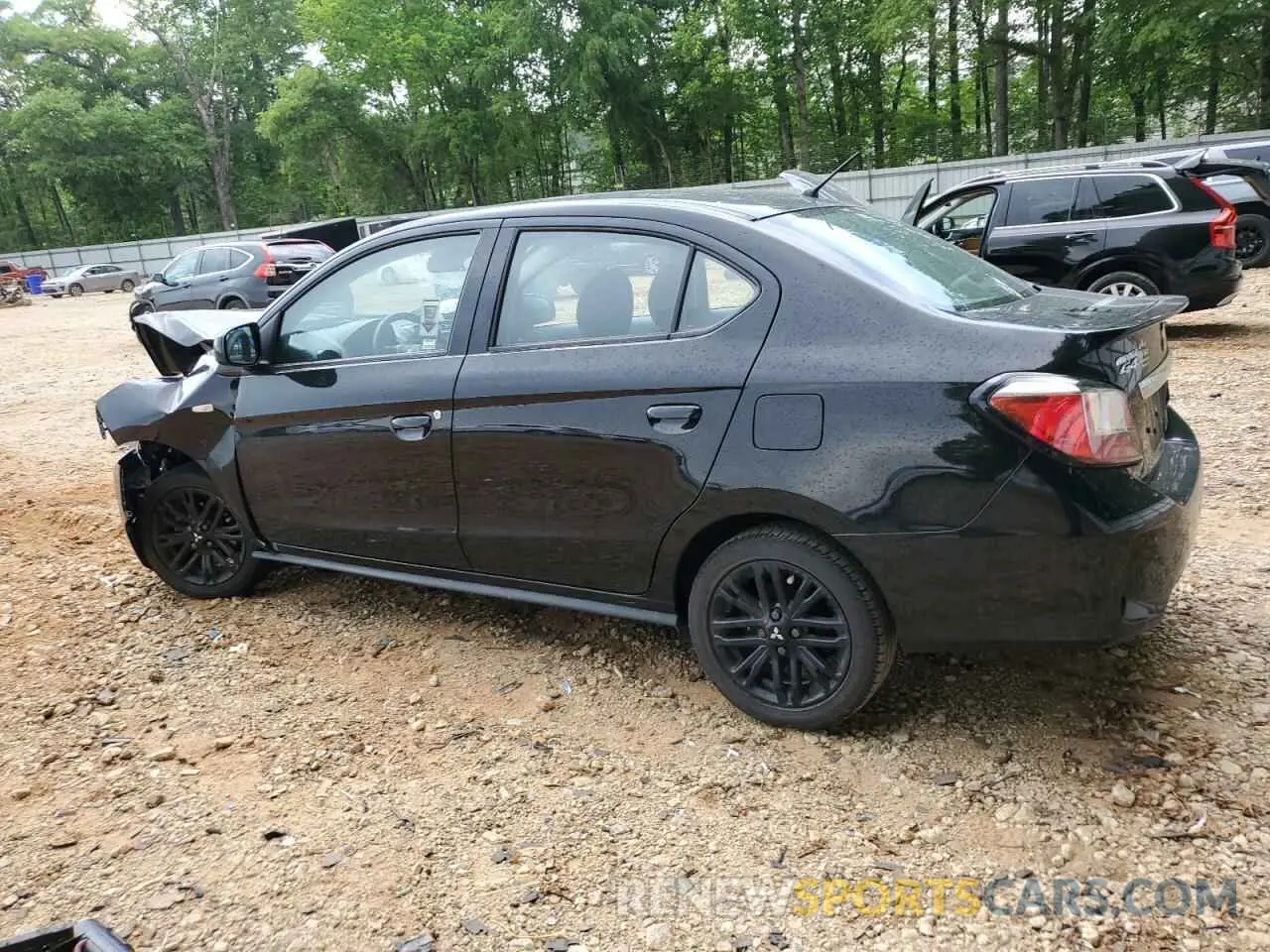 2 Photograph of a damaged car ML32FUFJ3NHF04460 MITSUBISHI MIRAGE 2022
