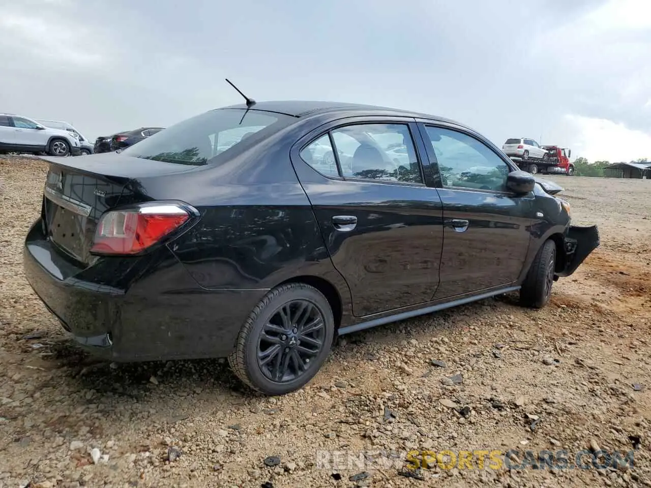 3 Photograph of a damaged car ML32FUFJ3NHF04460 MITSUBISHI MIRAGE 2022