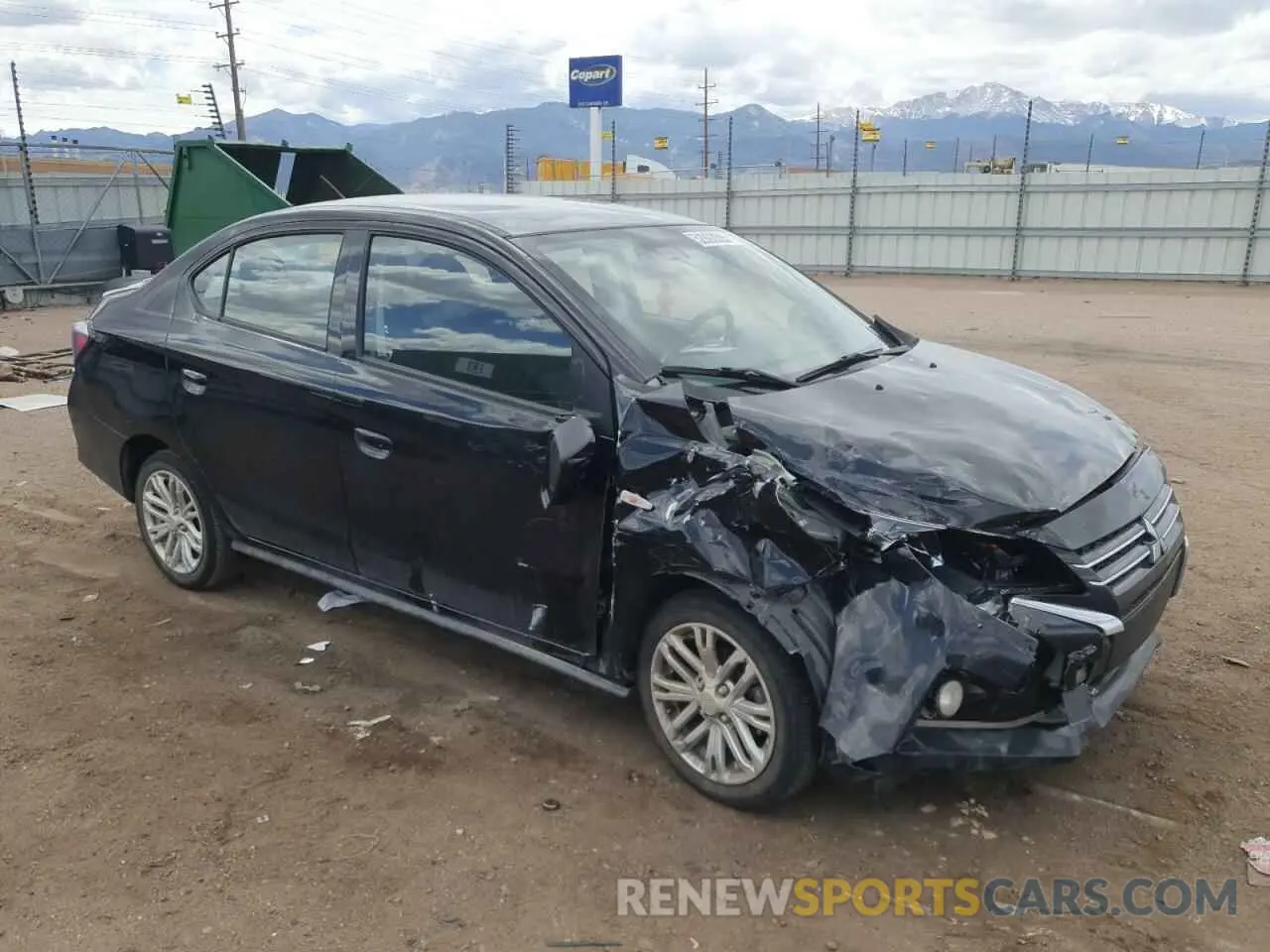 4 Photograph of a damaged car ML32FUFJ3NHF06533 MITSUBISHI MIRAGE 2022