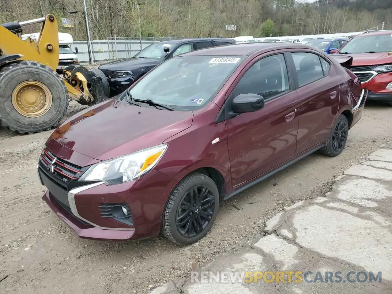 1 Photograph of a damaged car ML32FUFJ3NHF08086 MITSUBISHI MIRAGE 2022