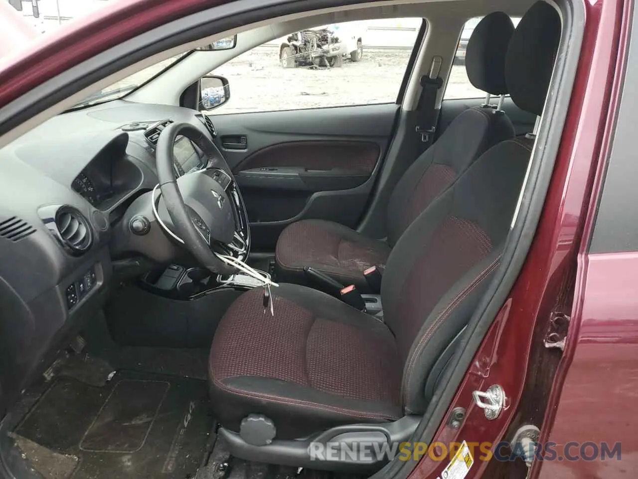 7 Photograph of a damaged car ML32FUFJ3NHF08086 MITSUBISHI MIRAGE 2022