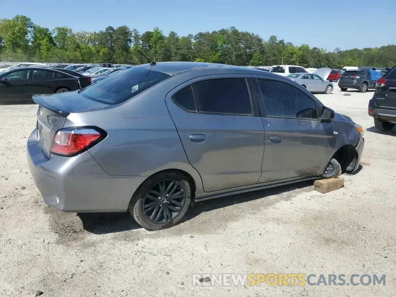 3 Photograph of a damaged car ML32FUFJ4NHF05102 MITSUBISHI MIRAGE 2022