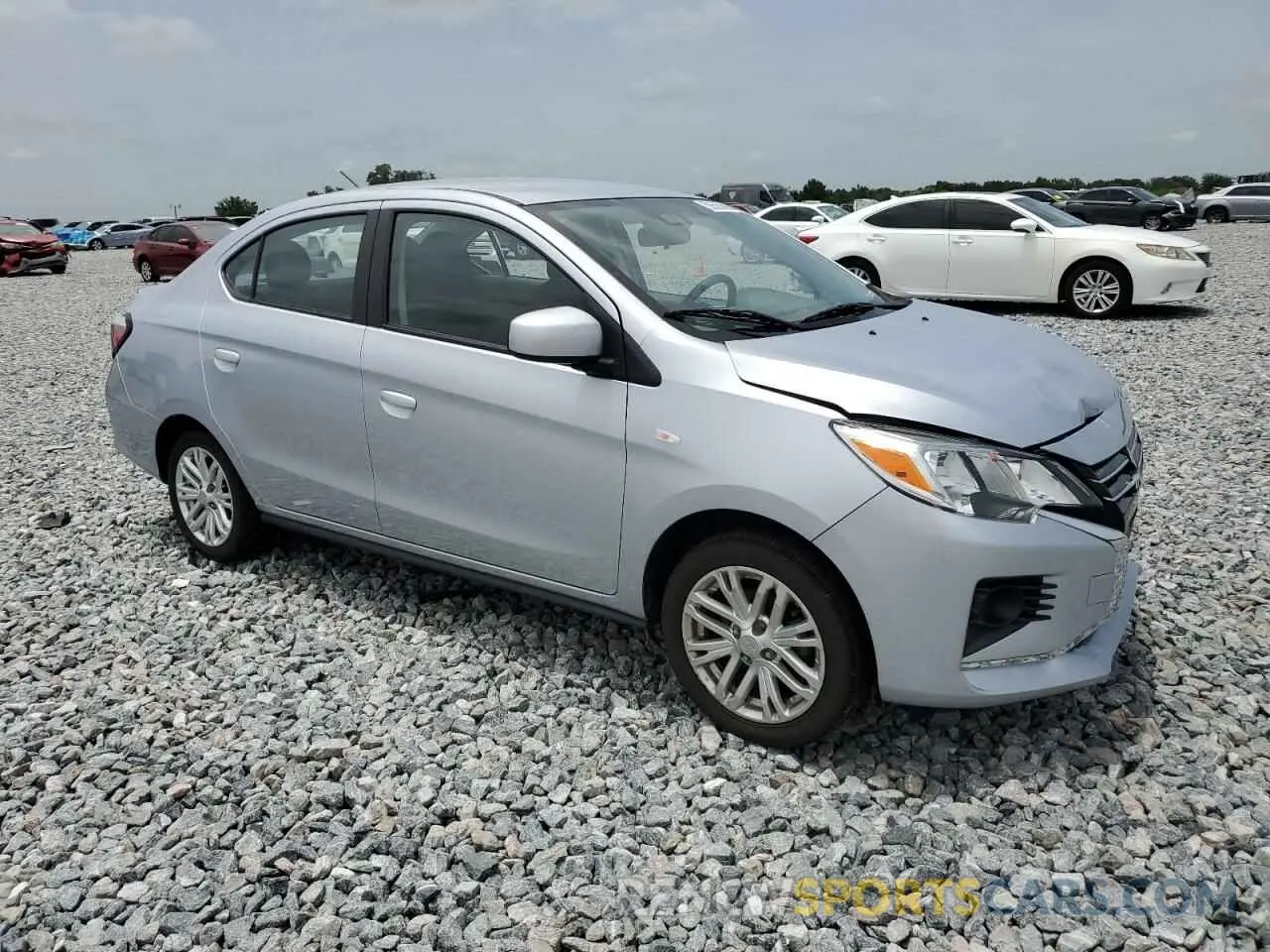 4 Photograph of a damaged car ML32FUFJ4NHF09506 MITSUBISHI MIRAGE 2022