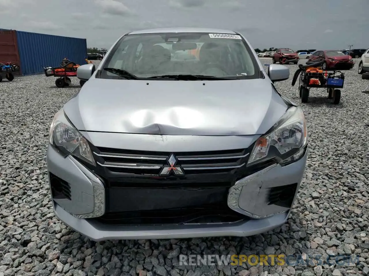 5 Photograph of a damaged car ML32FUFJ4NHF09506 MITSUBISHI MIRAGE 2022