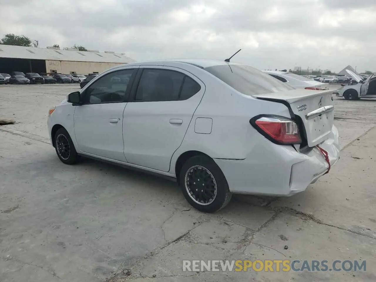 2 Photograph of a damaged car ML32FUFJ5NHF02967 MITSUBISHI MIRAGE 2022