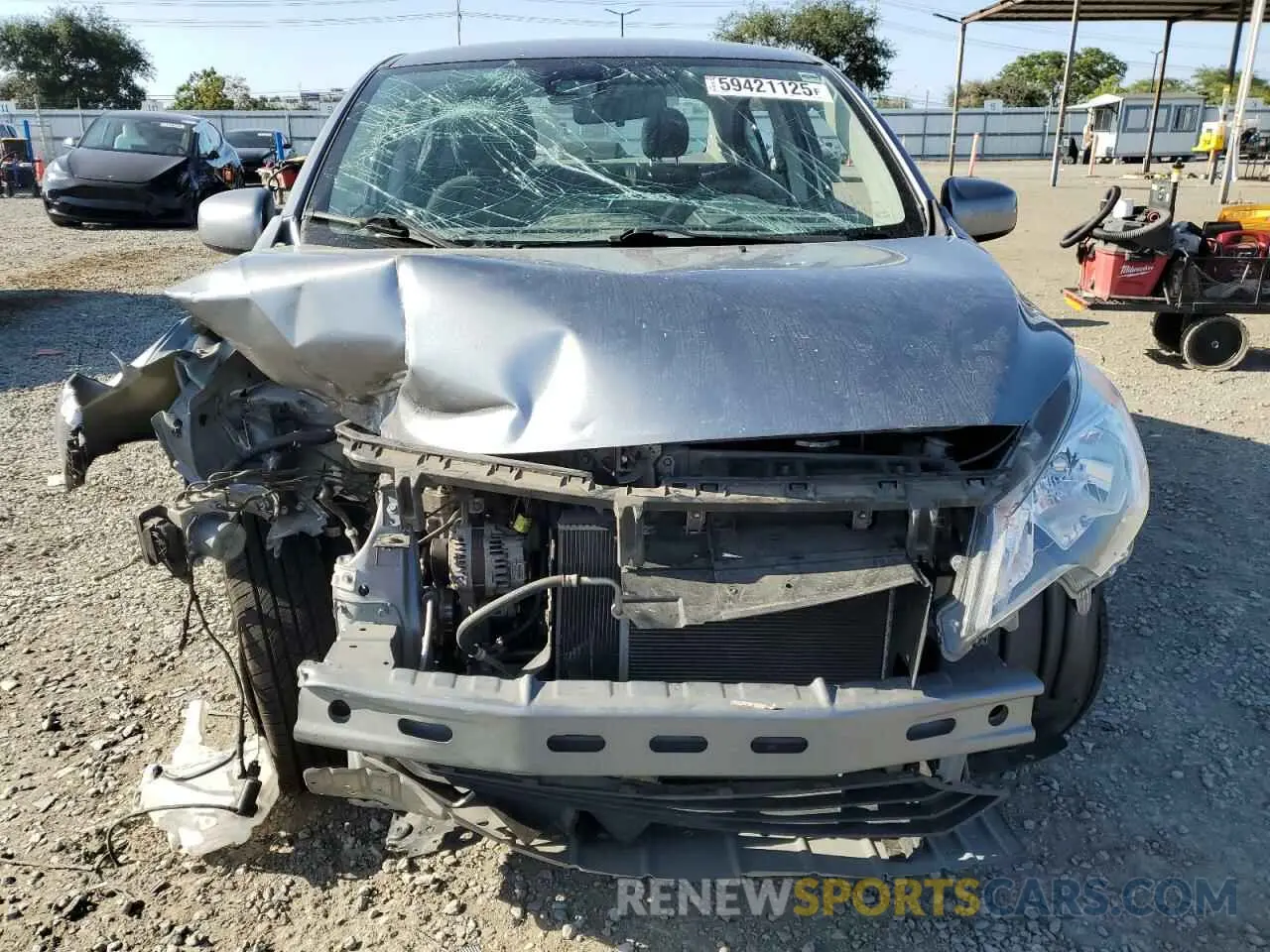 5 Photograph of a damaged car ML32FUFJ5NHF06890 MITSUBISHI MIRAGE 2022