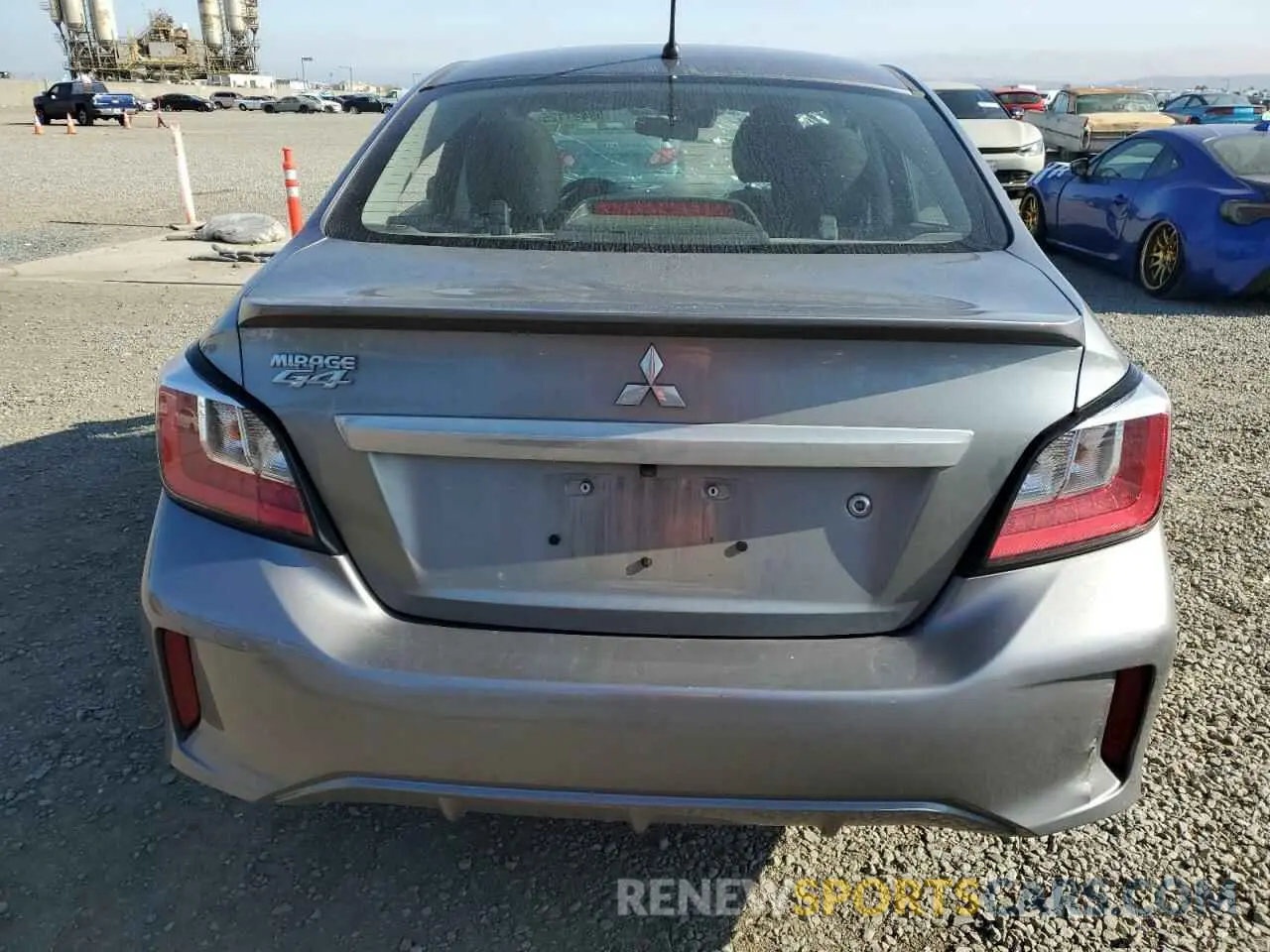 6 Photograph of a damaged car ML32FUFJ5NHF06890 MITSUBISHI MIRAGE 2022