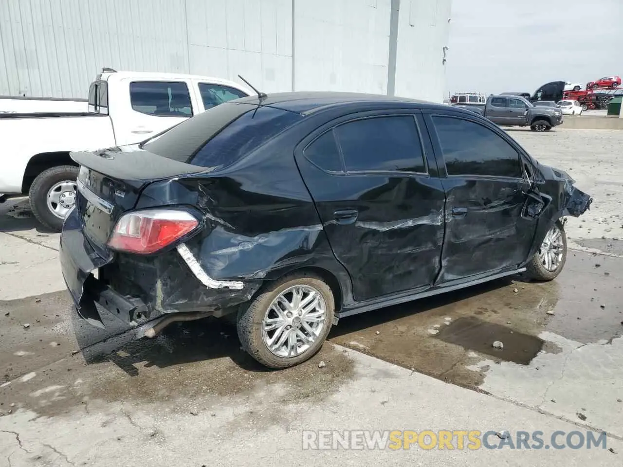 3 Photograph of a damaged car ML32FUFJ7NHF08088 MITSUBISHI MIRAGE 2022