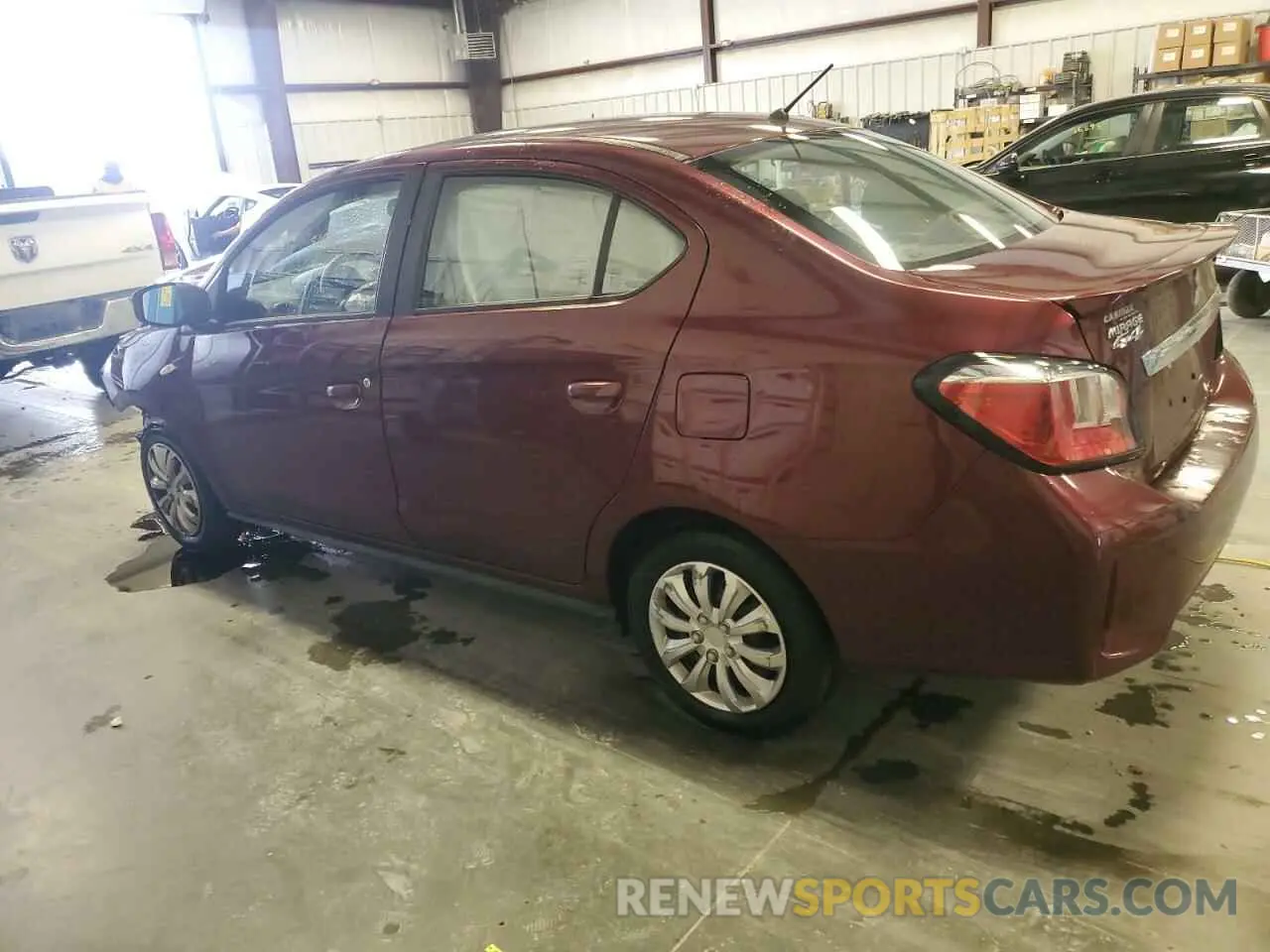 2 Photograph of a damaged car ML32FUFJ7NHF08897 MITSUBISHI MIRAGE 2022
