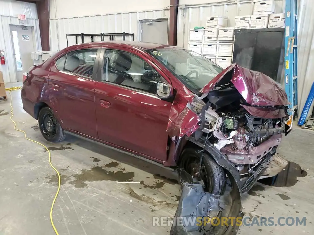 4 Photograph of a damaged car ML32FUFJ7NHF08897 MITSUBISHI MIRAGE 2022
