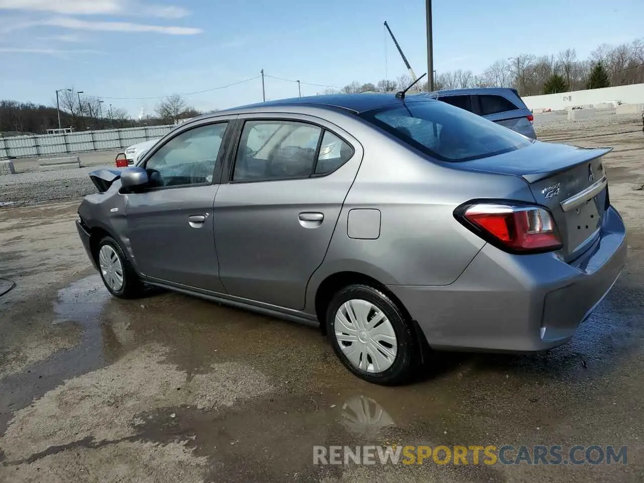 2 Photograph of a damaged car ML32FUFJ8NHF05636 MITSUBISHI MIRAGE 2022