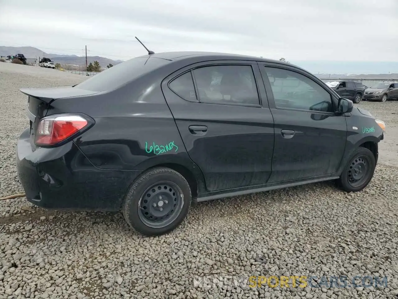 3 Photograph of a damaged car ML32FUFJ8NHF06978 MITSUBISHI MIRAGE 2022