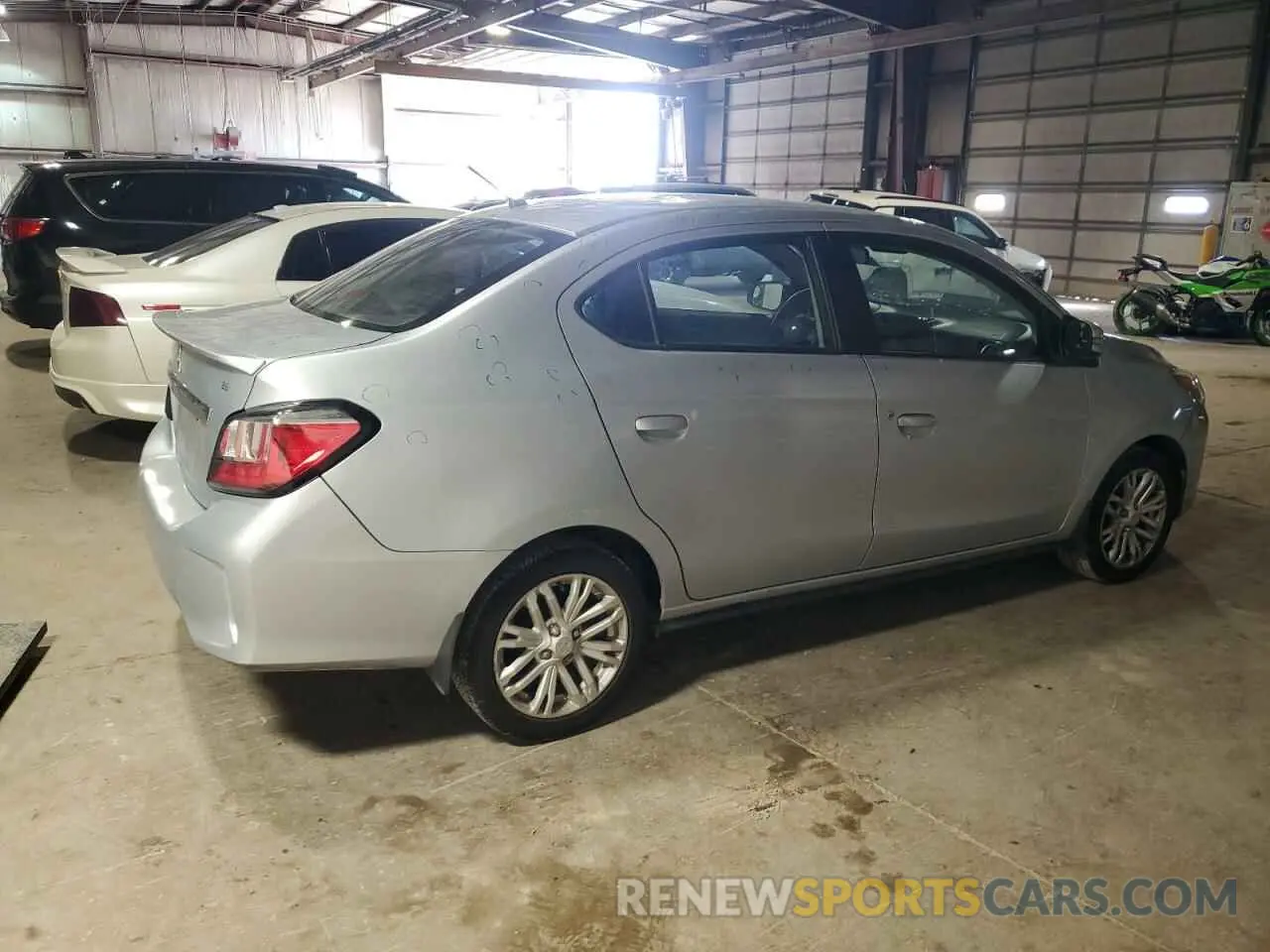 3 Photograph of a damaged car ML32FVFJXNHF05210 MITSUBISHI MIRAGE 2022