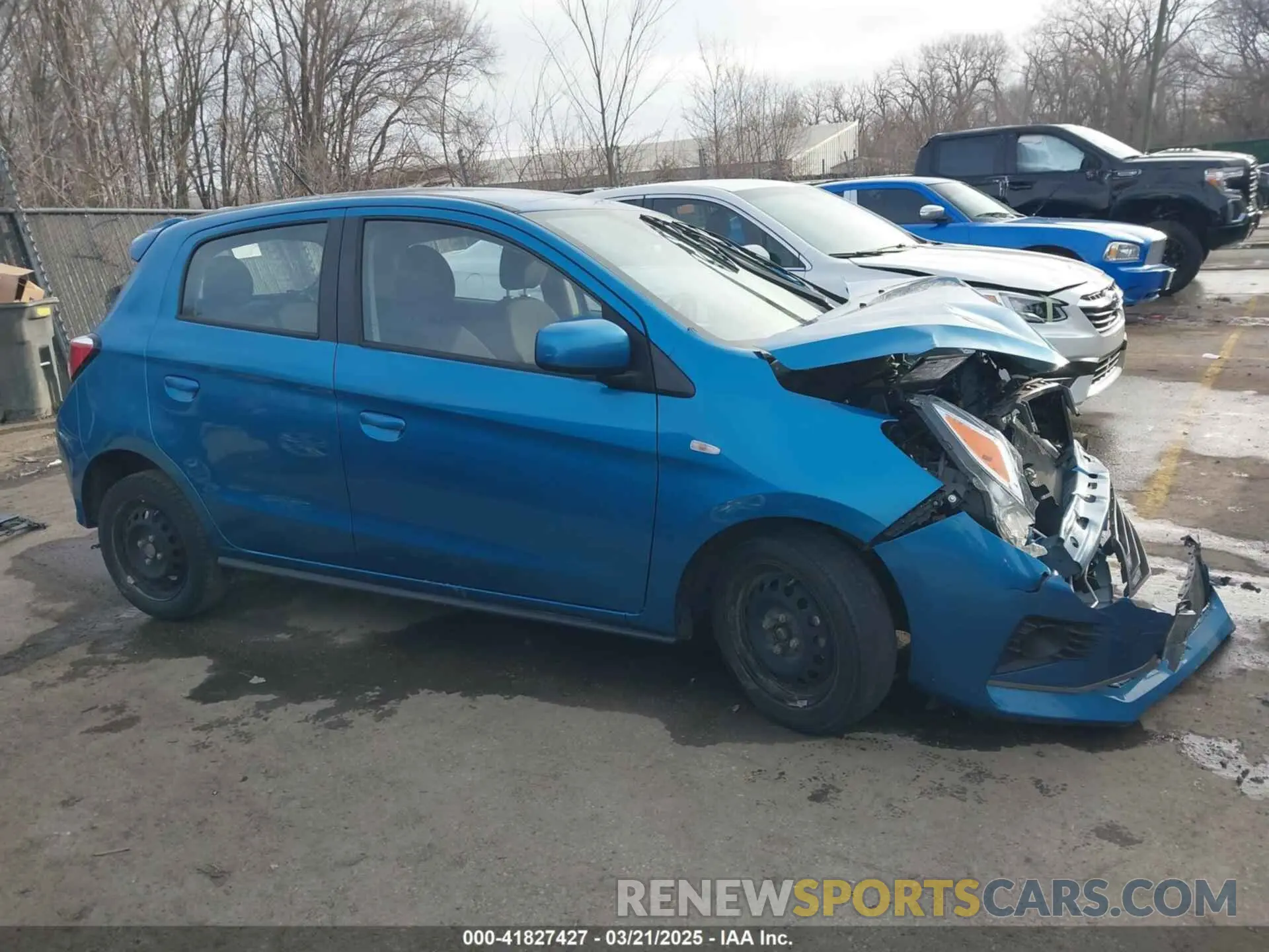 14 Photograph of a damaged car ML32AUHJ0PH001822 MITSUBISHI MIRAGE 2023