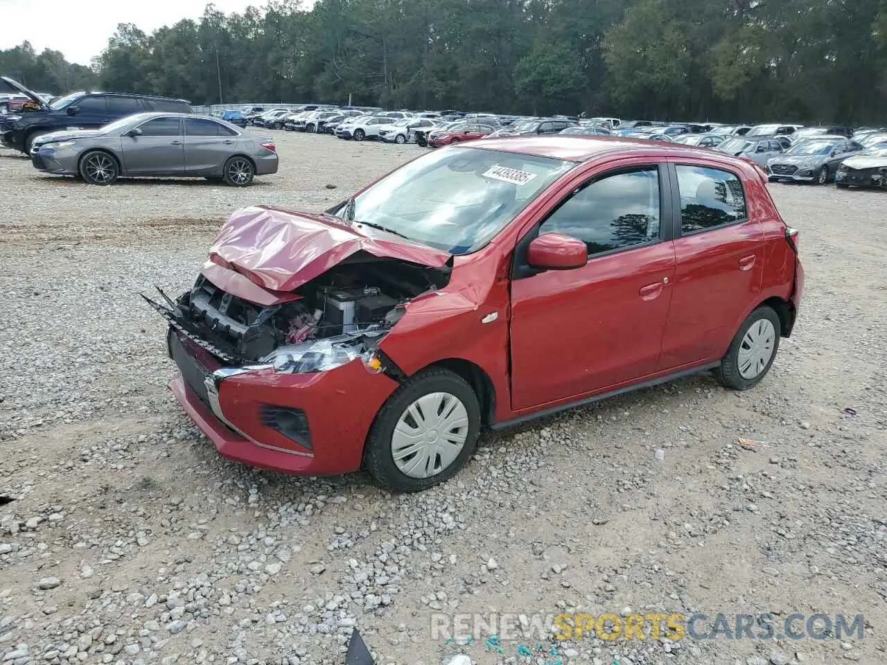 1 Photograph of a damaged car ML32AUHJ3PH004021 MITSUBISHI MIRAGE 2023