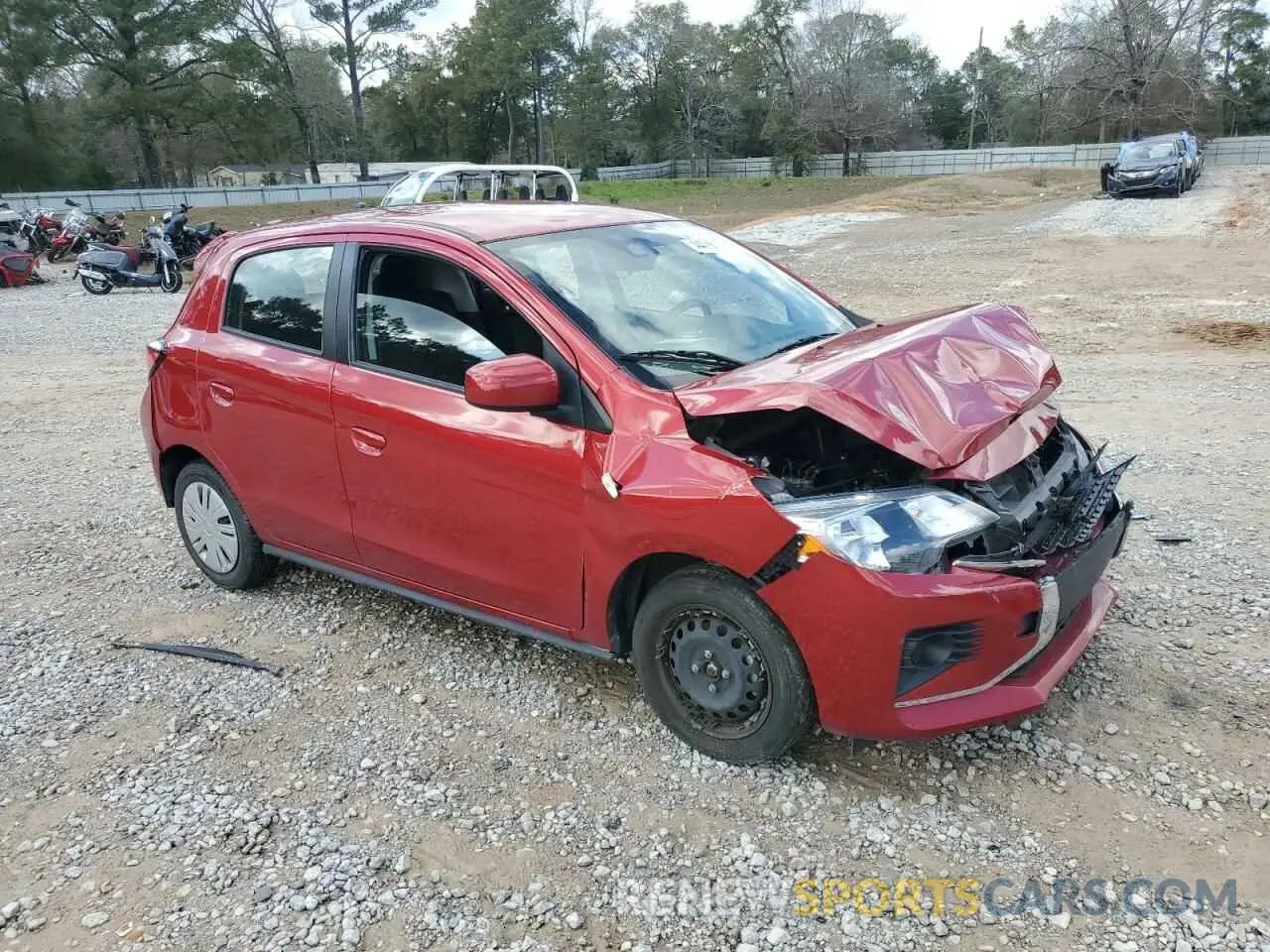 4 Photograph of a damaged car ML32AUHJ3PH004021 MITSUBISHI MIRAGE 2023