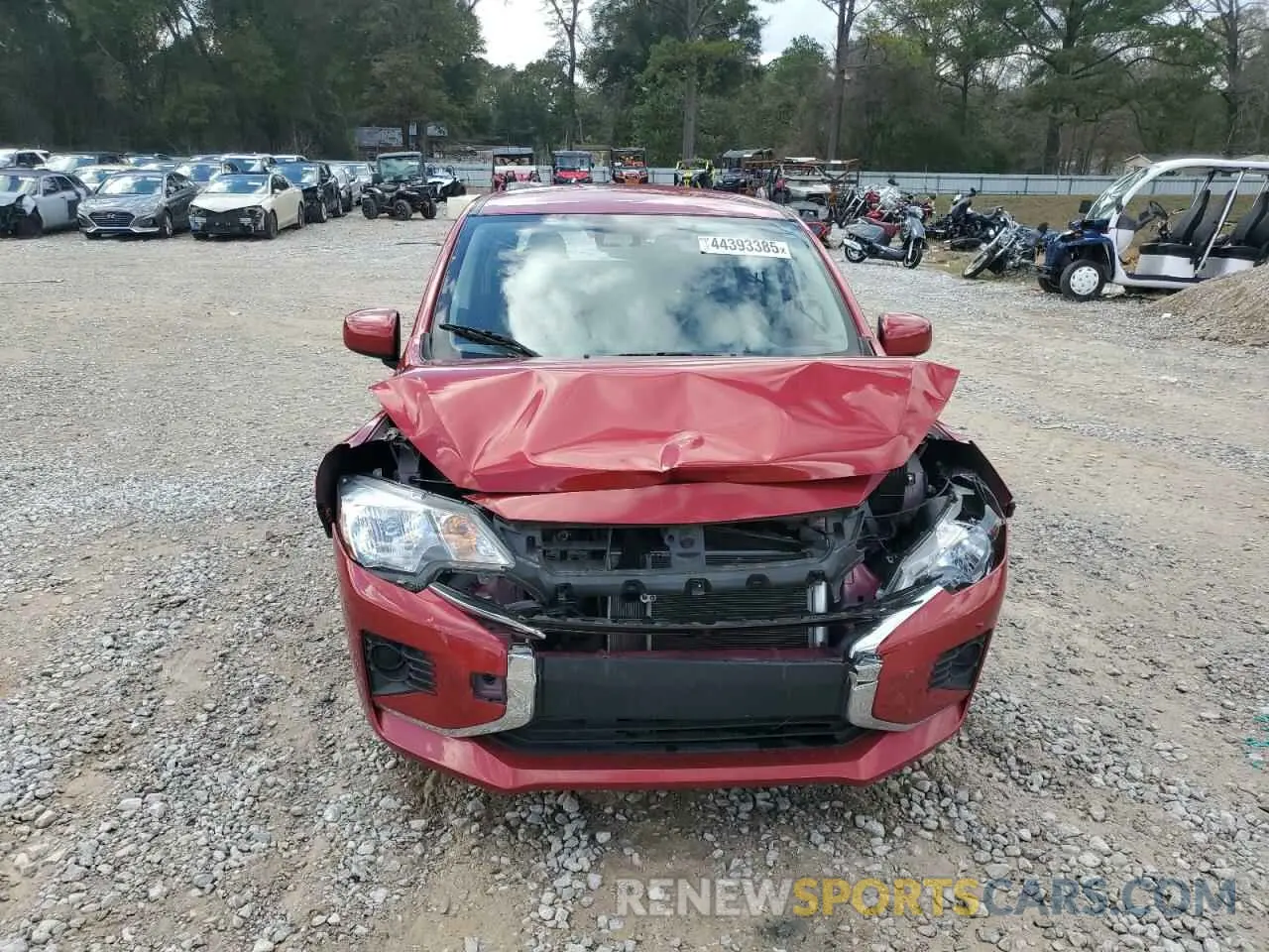 5 Photograph of a damaged car ML32AUHJ3PH004021 MITSUBISHI MIRAGE 2023