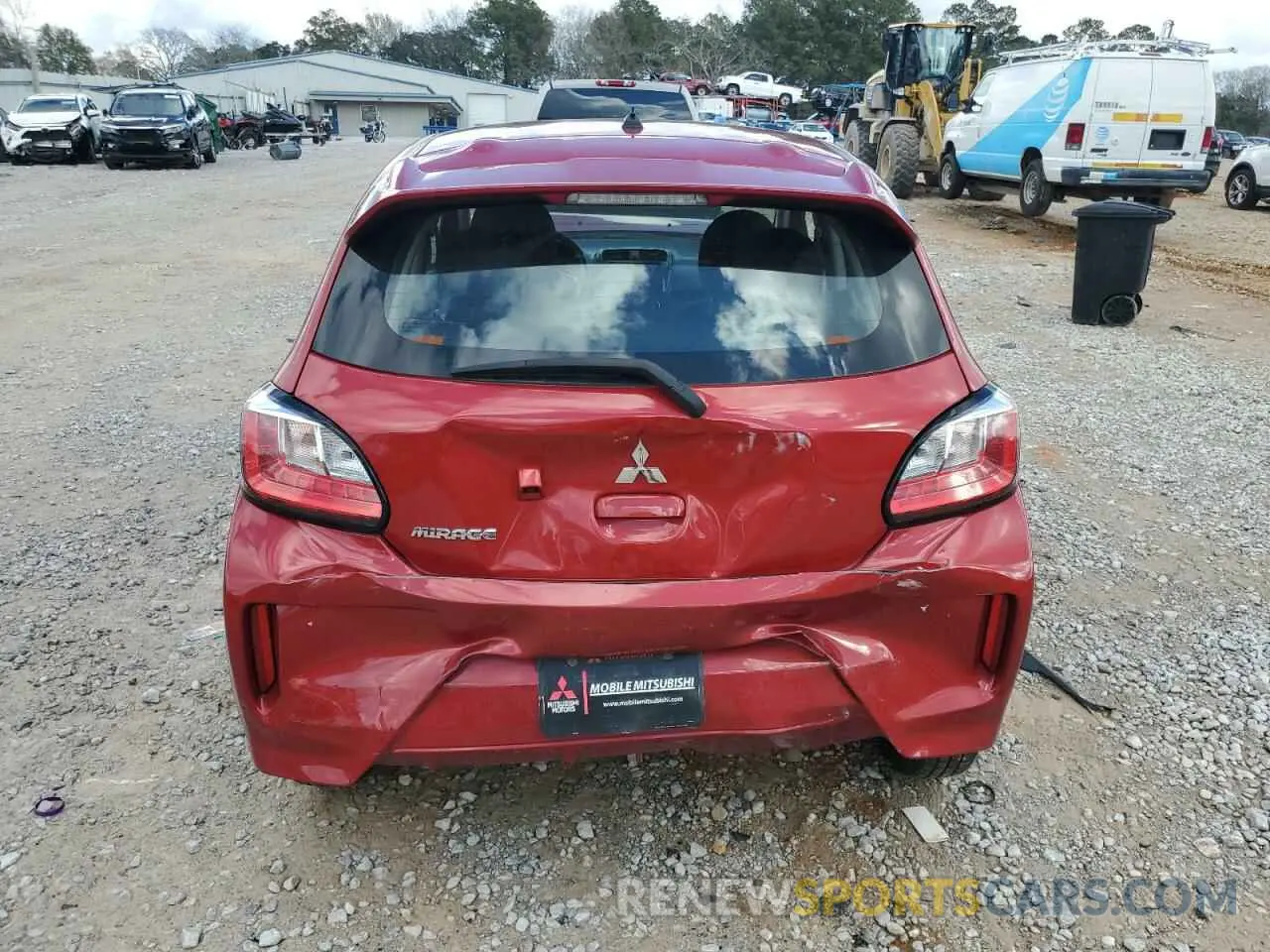 6 Photograph of a damaged car ML32AUHJ3PH004021 MITSUBISHI MIRAGE 2023