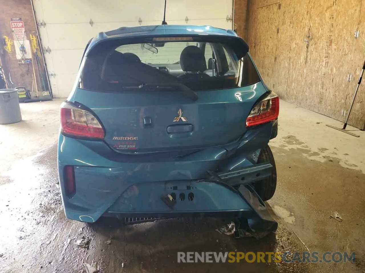 6 Photograph of a damaged car ML32AUHJ4PH004528 MITSUBISHI MIRAGE 2023