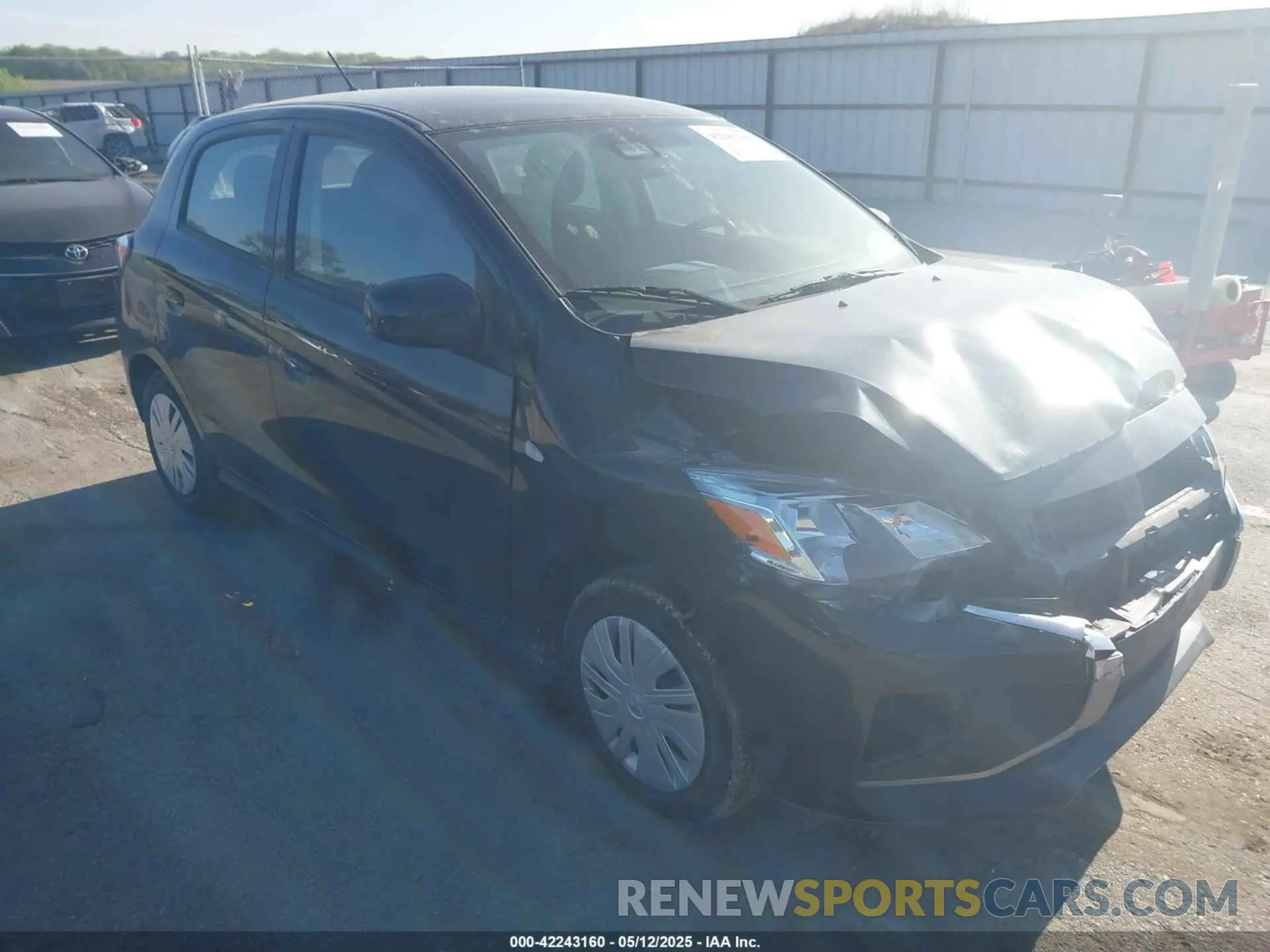 1 Photograph of a damaged car ML32AUHJ4PH005923 MITSUBISHI MIRAGE 2023