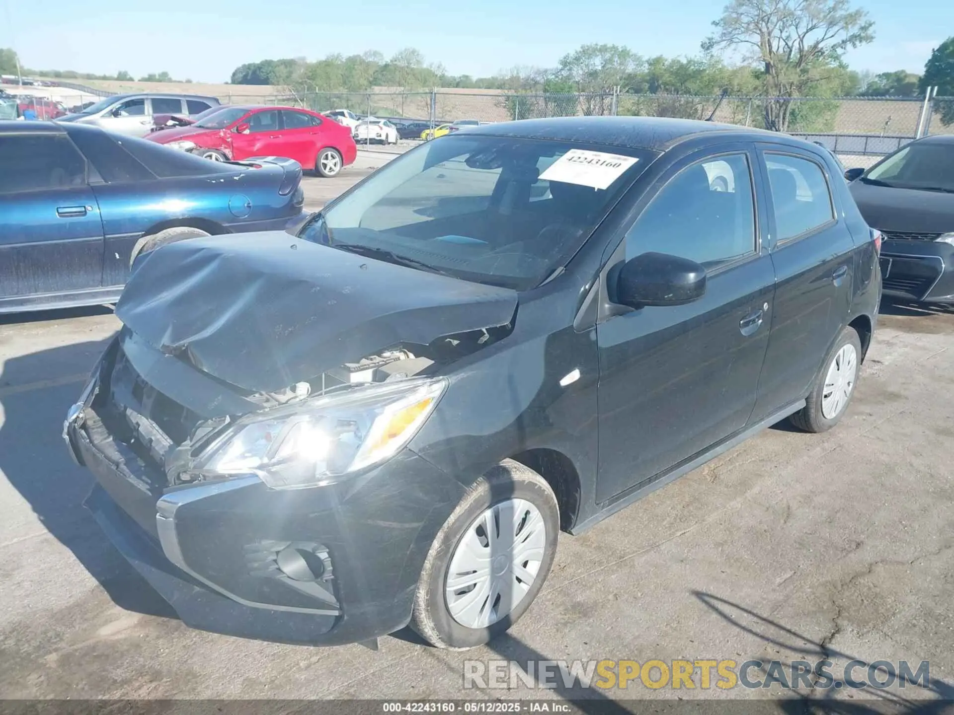 2 Photograph of a damaged car ML32AUHJ4PH005923 MITSUBISHI MIRAGE 2023